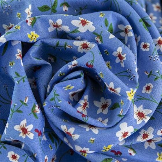 Spring Autumn Women Chiffon Dresses Casual Floral Printed Bark Crinkling Long Dresses O-neck Long Sleeve Loose Muslim Maxi Dress