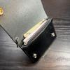 Used Short Trucker Wallet Himeji Leather Genuine Leather Wallet with Belt Loop and Chain