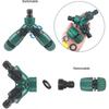 2 Piece Garden Hose Dispenser Set 2 Way Hose Connector Outdoor Y Valve Faucet Dispenser