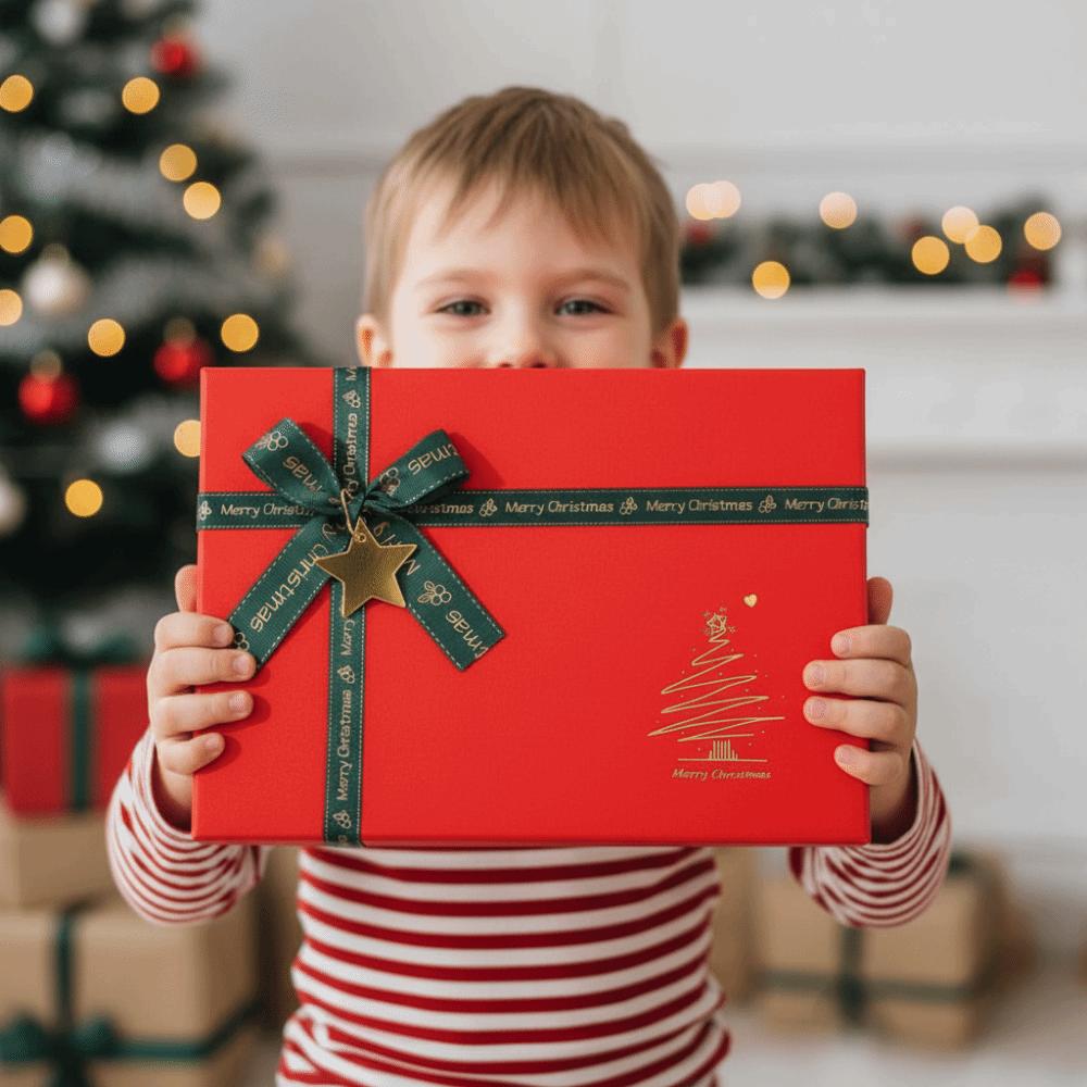 Thick Cardboard Red Present Packaging Premium Quality Empty Birthday Box  Holiday Celebration
