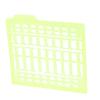 30Pcs Bait Stoppers Plastic Grid Type Strong Fish Hair Stopper for Carp Boat Lake River Fluorescence