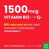 Carbamide Forte Vitamin B12 Supplements - Methylcobalamin 1500mcg Vitamin B12 Tablets| B12 Supplement for Men & Women | Active Form of B12-60 Tablets