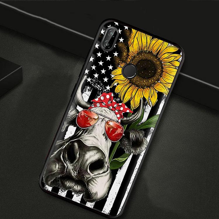 

Sunflower Donkey Pig Cow Horse For Huawei Nova Y70 Y60 Y90 Y61 Y91 Y73 Y72 12s 12i 11i 8i 9 10 SE P30 P40 Lite P60 Pro Case Nova 9 SE