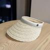 High Quality Summer Lace Sun Hat Women's New Seaside Beach Big Eaves Headband Versatile Empty Top Hat