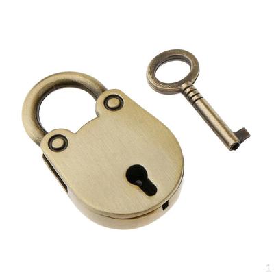Kotek Vintage Mini Kłódki Zamykane na Klucz Biżuteria Prywatny Dziennik Szuflada Komody Zaczep 23mm