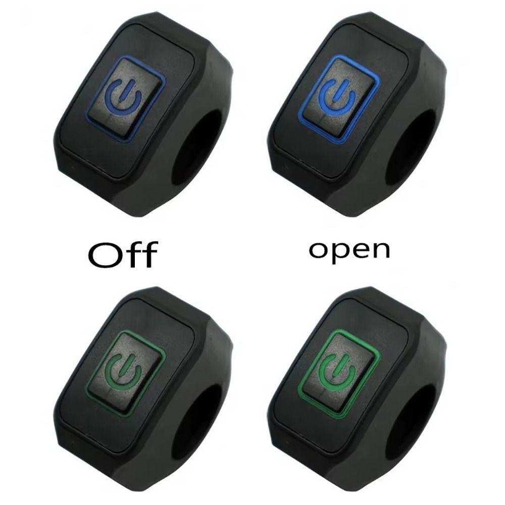 1 Stück Neuer Scheinwerfer Hupe Steuerung Motorrad Lenker Schalter EIN AUS Knopf Wasserdicht Modifizierter Schalter 12V 22mm Steuerschalter