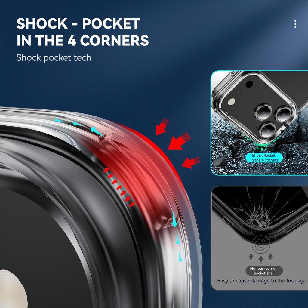 Transparent Shockproof Case Clear PC+TPU Phone Back Cover Protector Skins Shell For Cell Phones