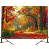 Red Maple Tree Autumn Tapestry Nature Landscape Wall Blanket for Bedroom Photography Background