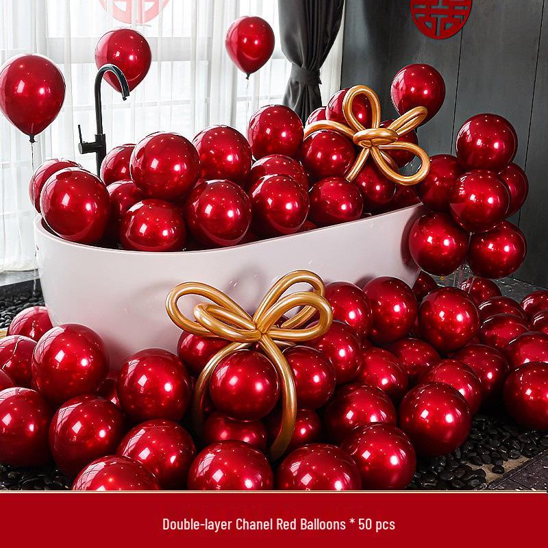 Wedding Balloon Decoration Set - Bedroom & Celebration Supplies for Engagements