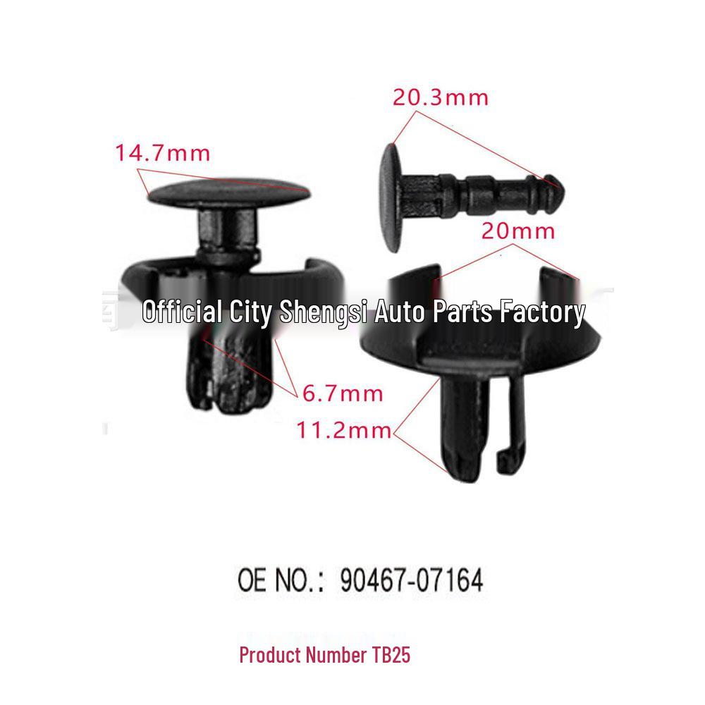 

Внутренняя отделочная панель Установочная пряжка для Toyota Camry, Sienna, Suzuki Alivio, Alto 10000 units