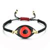 Boho Evil Eye Bracelets Handmade Braided Chain Lucky Jewelry Big Eye Trendy New Fashion Gifts for Women