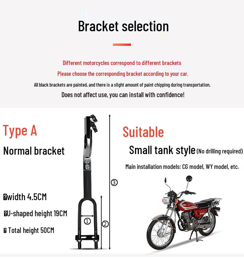 Robuster Sonnenschirm für Motorräder, Dreiräder & Tiefeinsteiger