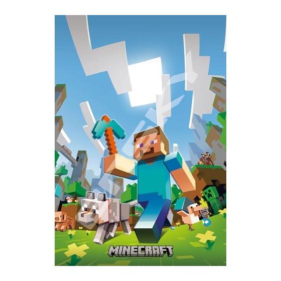 MINECRAFT Minecraft Steve s Adventure 26 x 38cm Jigsaw Puzzle 108 Large Piece JIGSAW PUZZLE 108-L770