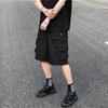IELGY Cool Hong Kong Style Men's Summer Overalls Shorts Men