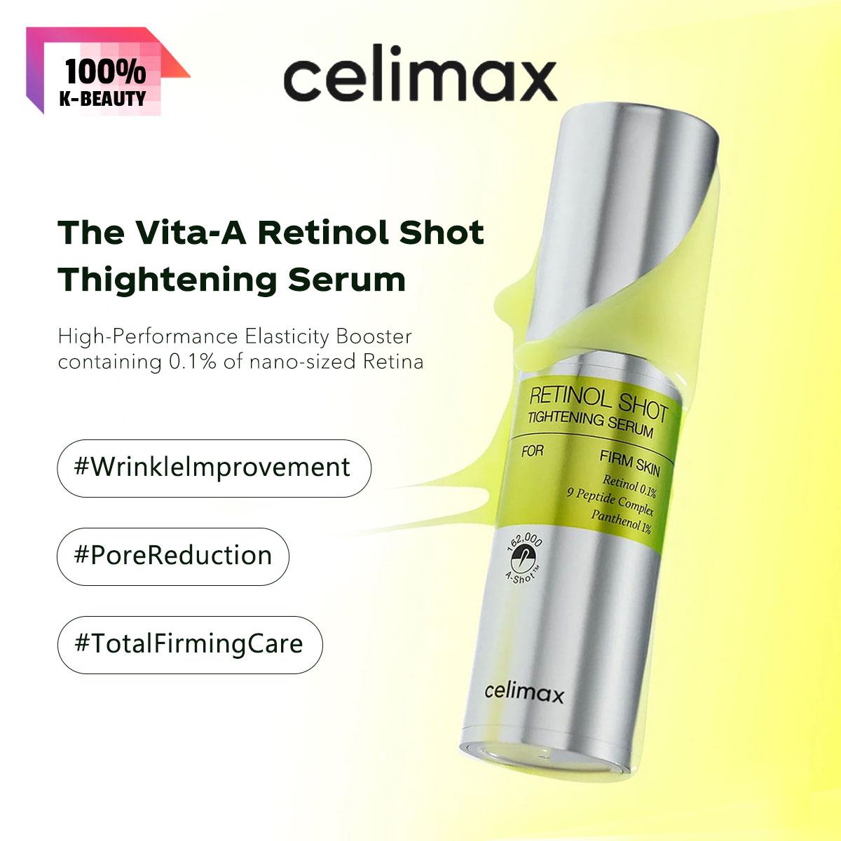

CELIMAX THE VITA-A RETINOL SHOT ПОДТЯГИВАЮЩАЯ СЫВОРОТКА 30мл/1,01 жидк.унц.