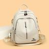 PU Backpack for Women – Classic Black Design with Multiple Pockets and Adjustable Straps, Perfect for Daily & Travel Use