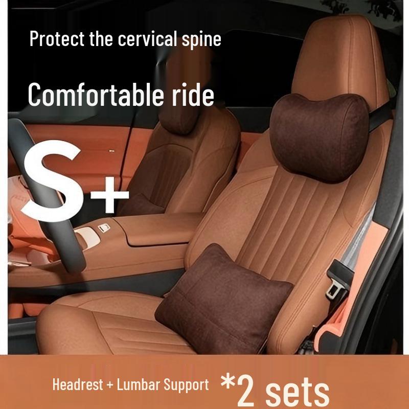 AITO M7 Car Seat Headrest & Lumbar Support Cushion Set