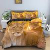 3D Lion Print King Bedding Set Custom Animal Adult Kids Queen Duvet Covers Comforter/Quilt/Blanket Cover Sets With Pillowcase