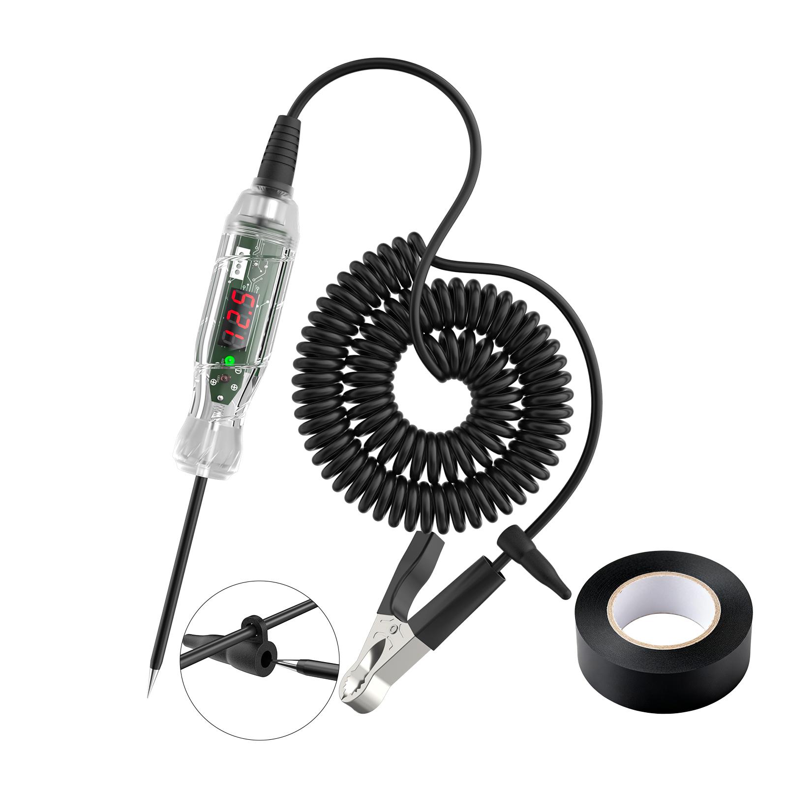

New VDIAGTOOL P60 3-70V Car Circuit Tester with LED Voltage Display Power/Polarity/Short/Fuse Detection Free Replacement P60