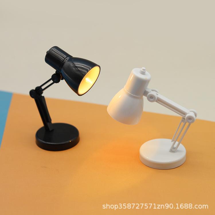 Cute Creative Mini Desk Lamp, Book Lamp, Night Lamp, Doll House, Small Ornament Model, Playing House, Small Household Appliances, Toys