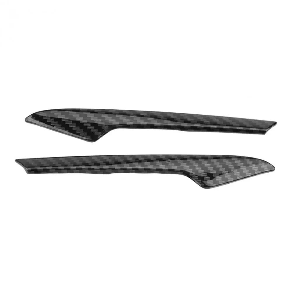 3pcs Carbon Fiber Style Car Steering Wheel Frame Cover Trim Stickers for Honda Civic 10th 2016 2017 2018 Interior Car Accesories