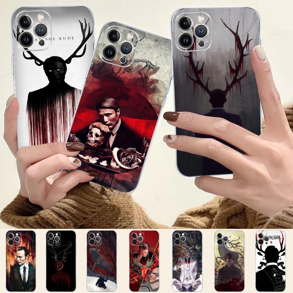 Hannibal Phone Case For iPhone 14 11 12 13 Mini Pro XS Max Cover 6 7 8 Plus X XR SE 2020 Funda Shell
