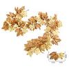 Autumn Artificial Mapple Leaves Garland Multicolor Fall Leaves Vine  Festival Ornament