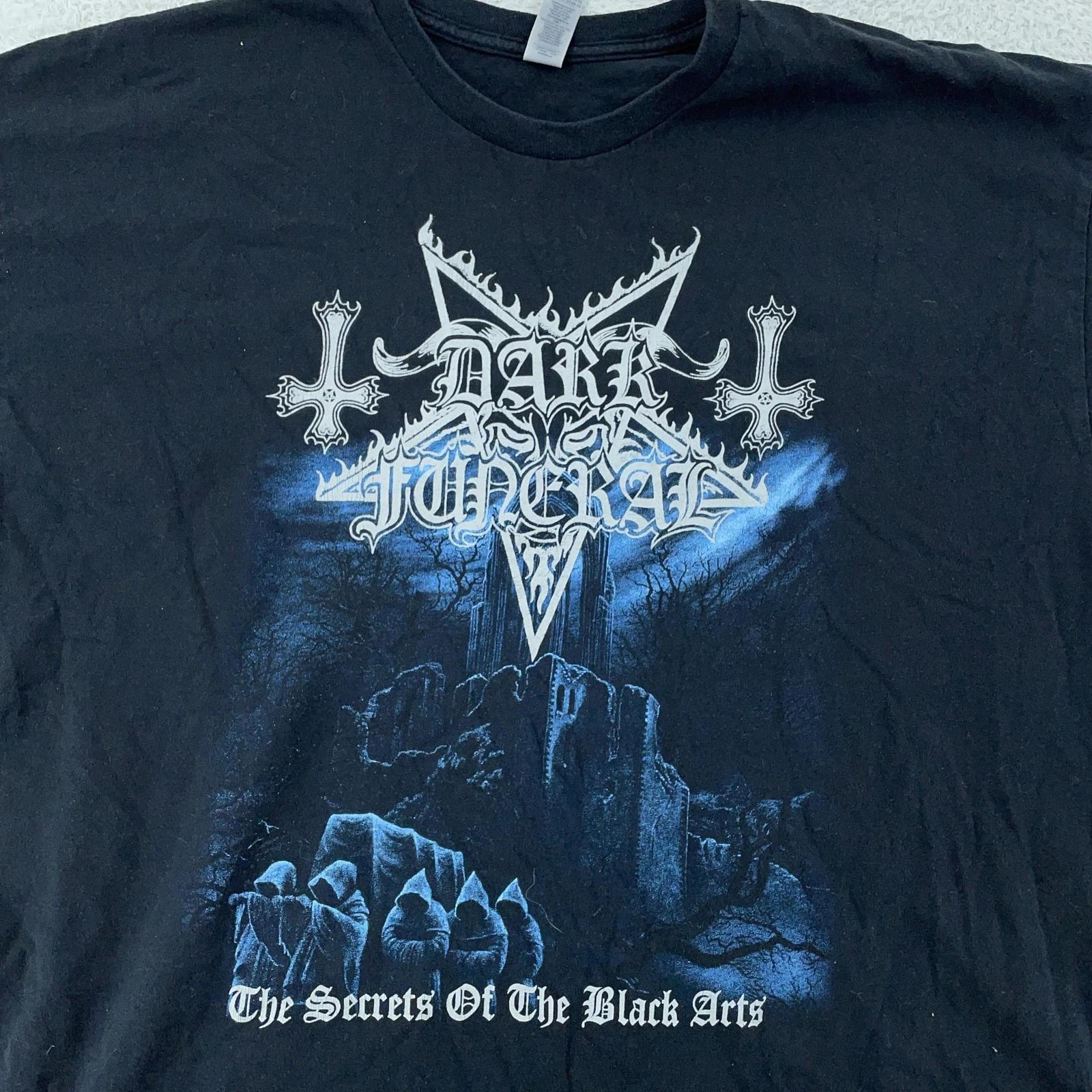 Винтажная футболка Dark Funeral Мужская XL/2XL Черная The Secrets Of The Black Arts Пуловер 3XL
