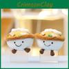 Noodle Egg Cartoon Plush Keychain Pendant With Pp Cotton For Kids And Teens Gift