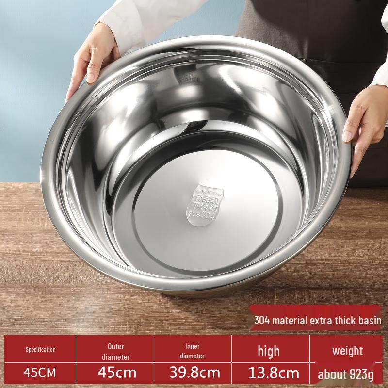 SaJiao 304 Stainless Steel Food Preparation Bowl
