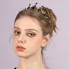 Retro Baroque Crown Tiara Alloy Rhinestone Princess Stage Performance Small Crown Accessories Bridal Jewelry