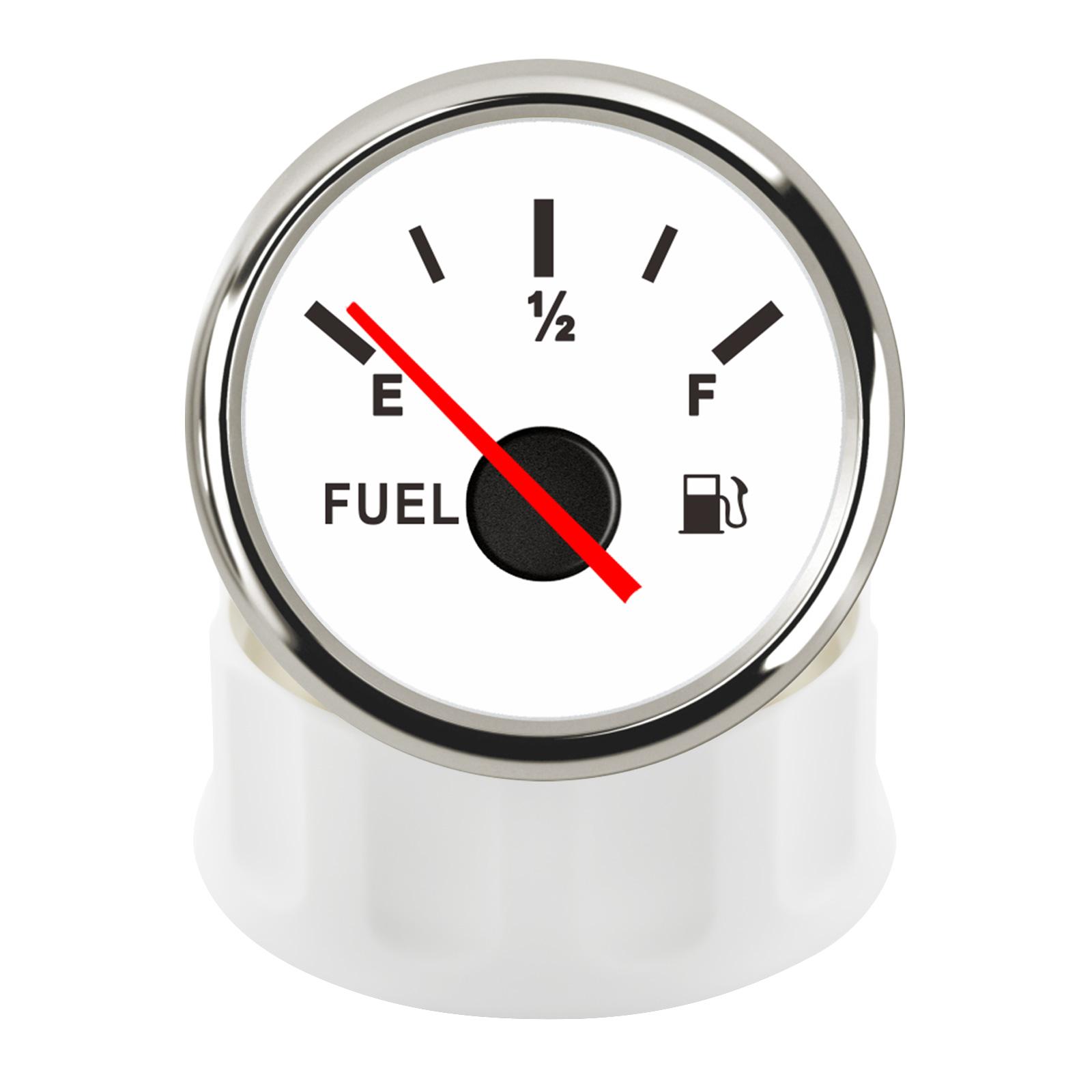 

52 мм указатель уровня топлива с красной подсветкой указатель уровня масла в баке авто морской катер автомобиль 12 В 24 В используется с датчиками указатель уровня топлива в баке