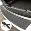 Mașină portbagaj spate vopsea protector placă cauciuc mașina spate bara de protecție trim anti-zgârieturi protecție autocolant bandă neagră accesorii