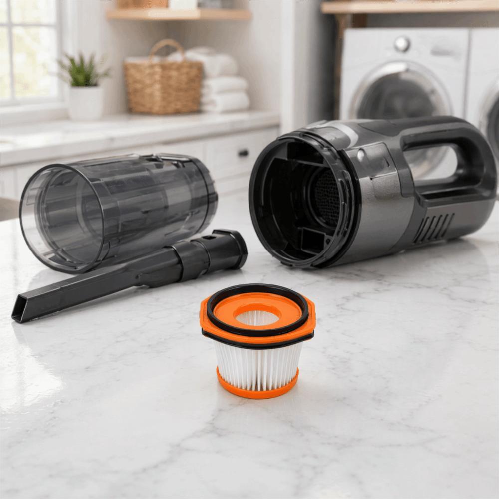4PCS Cylindrical Vacuum Cleaner Filters for Shark WS620 WS630 WS632 BLBRN GNBRN Dust Pickup