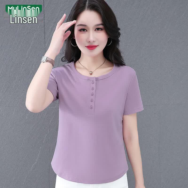 MULINSEN Women s Summer Slim Fit Short Sleeve T-Shirt XL