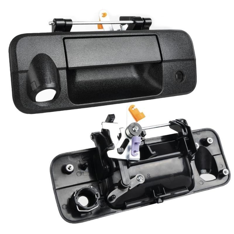 Rear Tailgate Handle Back Door Handle for Toyota Tundra 2007 2008 2009 2010 2011 2012 2013 Texture Black 69090-0C050 690900C050