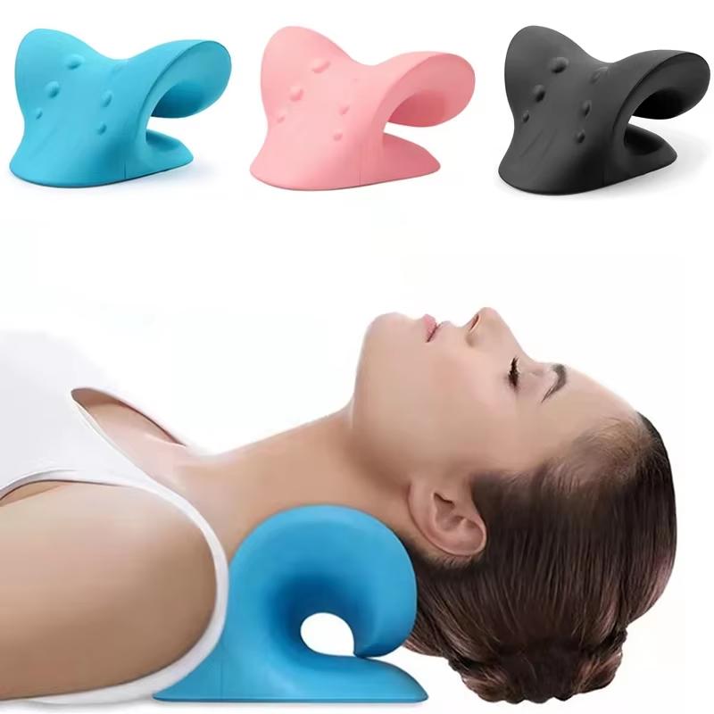 

Cervical Spine Stretch Neck Shoulder Area Relaxer Cervical Muscle Stress Relief Traction Appliance Shoulder Region Massage Pillow Spine Correction