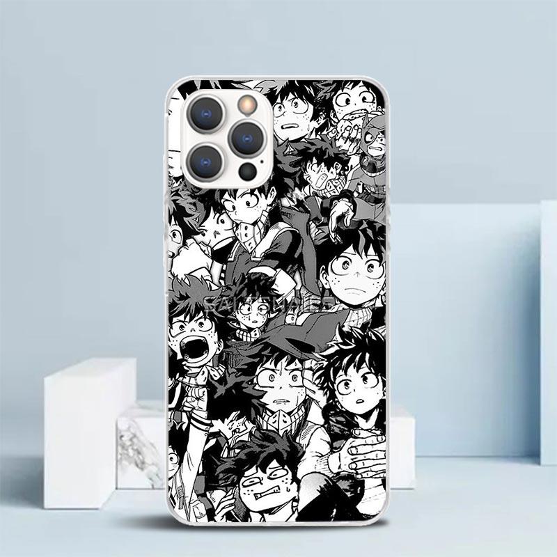 Mein Held Izuku Deku Handyhülle Für IPhone 16 17 Air 16E 15 14 Plus 13 Mini 12 11 Pro Max 7 8 + SE 2020 Weiche TPU Rückseite 16 17