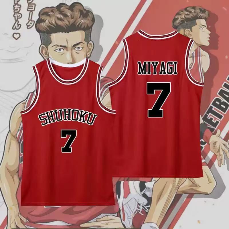 SLAM DUNK Jersey Sakuragi Blossom Road Liuchuan Maple Men's and Women's Short Sleeve Xiangbei Team Commemorative Basketball Suit Sports Suit