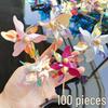 Colorful Laser Pinwheel Hair Clip - Perfect for Kids' Events and Gifts
