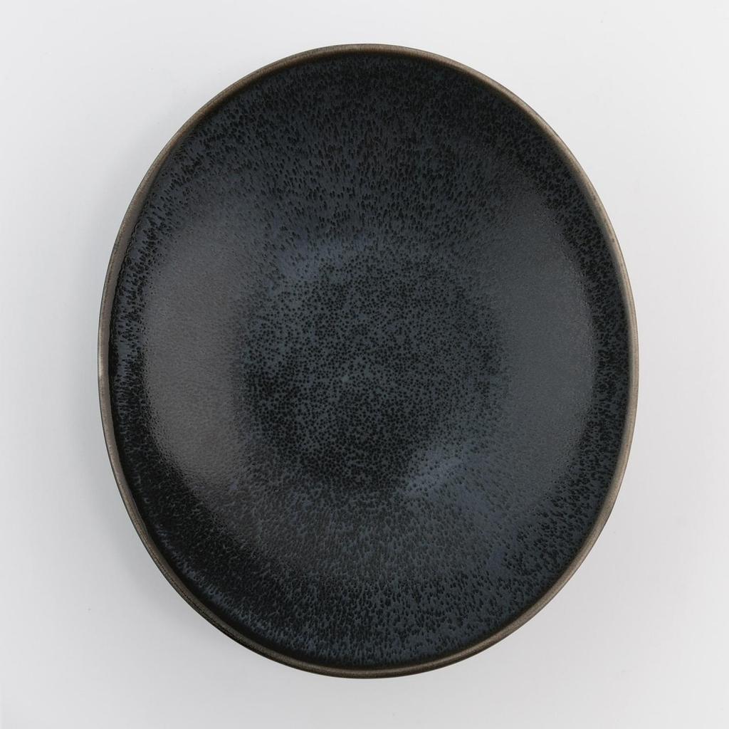 Stylish Deep Plate Porcelain Time DUKA