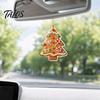 Charming Holiday Interior Decoration Gingerbread Christmas Tree Pendant, Double-sided Acrylic Hanging Ornament for Trinkets Home Decor And Car