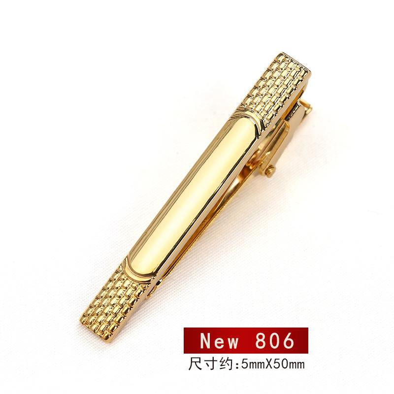 Business Versatile Men'S Dress Gold Tie Clip Marriage Men'S And Women'S Pin Korean Version Security Laveclip Fashion Laveclip