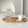 High Foot Glass Bowl Ice Cr Dert Cup for Home Use Ele Design for Yogurt Pudding Ice Cr Milkake Mousse