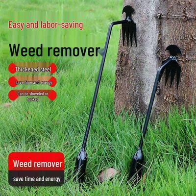Sarchiatore di radici Attrezzo da giardinaggio: Gancio per terreno smosso per rimozione erbacce all'aperto e agricoltura