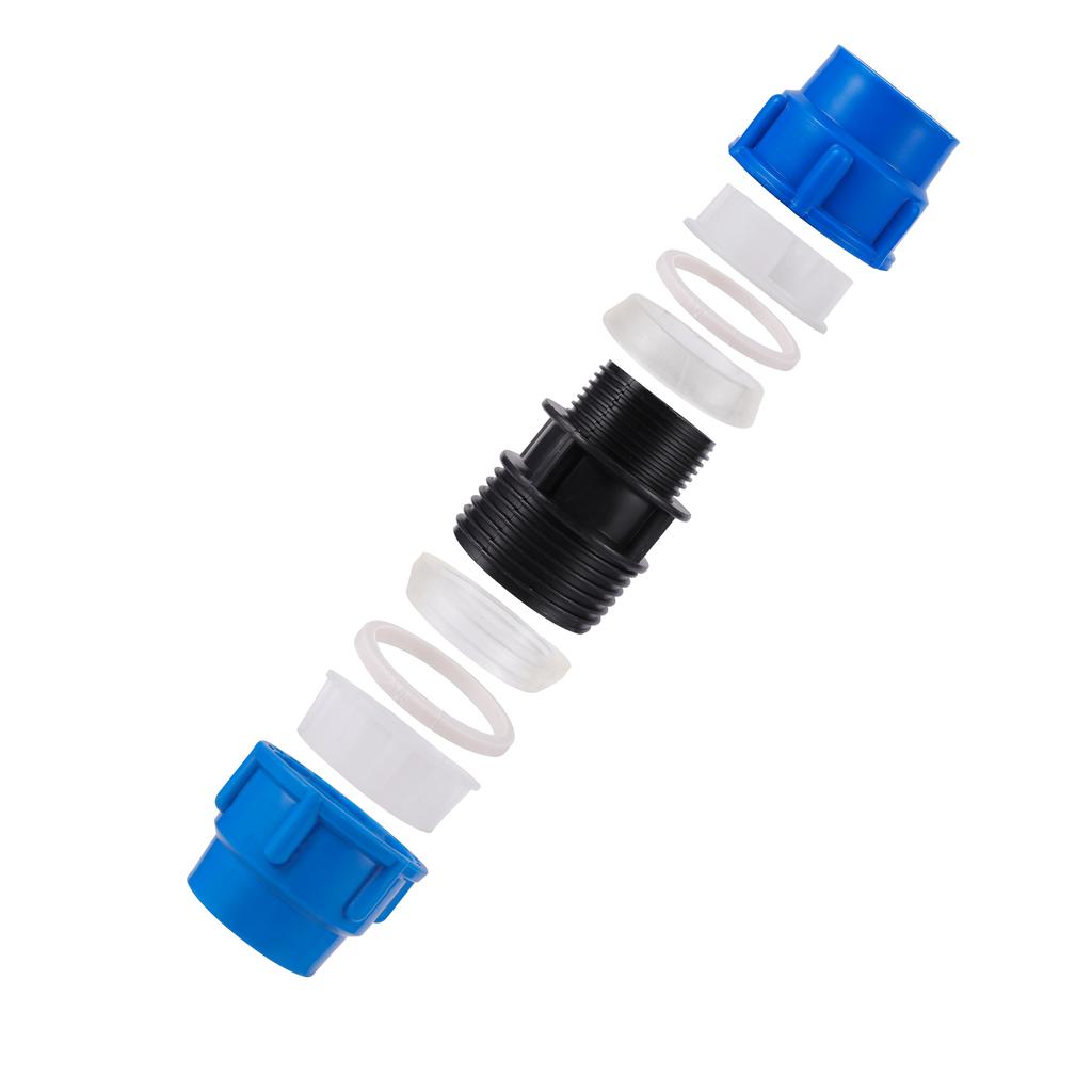 20/25/32/40/50mm PVC PE Tube Tap Water Splitter Quick Reducing Connector Garden Agriculture Irrigation Water Pipe Fittings 1Pc