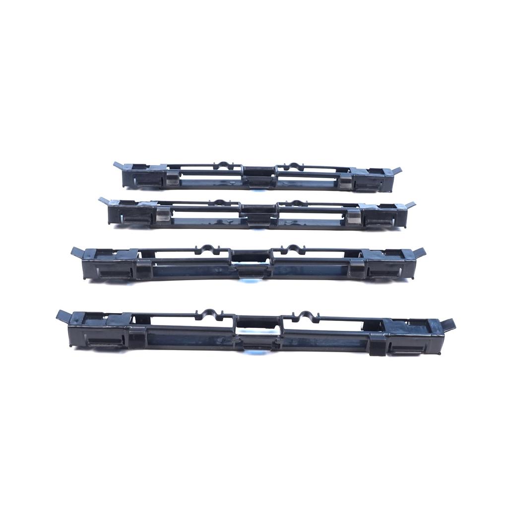 ESR537-1 4 Pieces Roof Rail Trim Strip Carrier Cover Rack Plug Lid for Vauxhall Opel Astra H 2004-2014 Zafira B 2005-2015 5187877 5187878