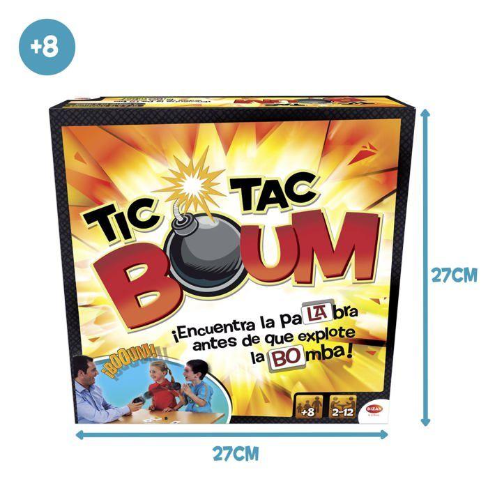 Educational Board Game - Bizak - Tic Tac Boum - From 8 Years Old - 2 To 12 Players - Language Skills