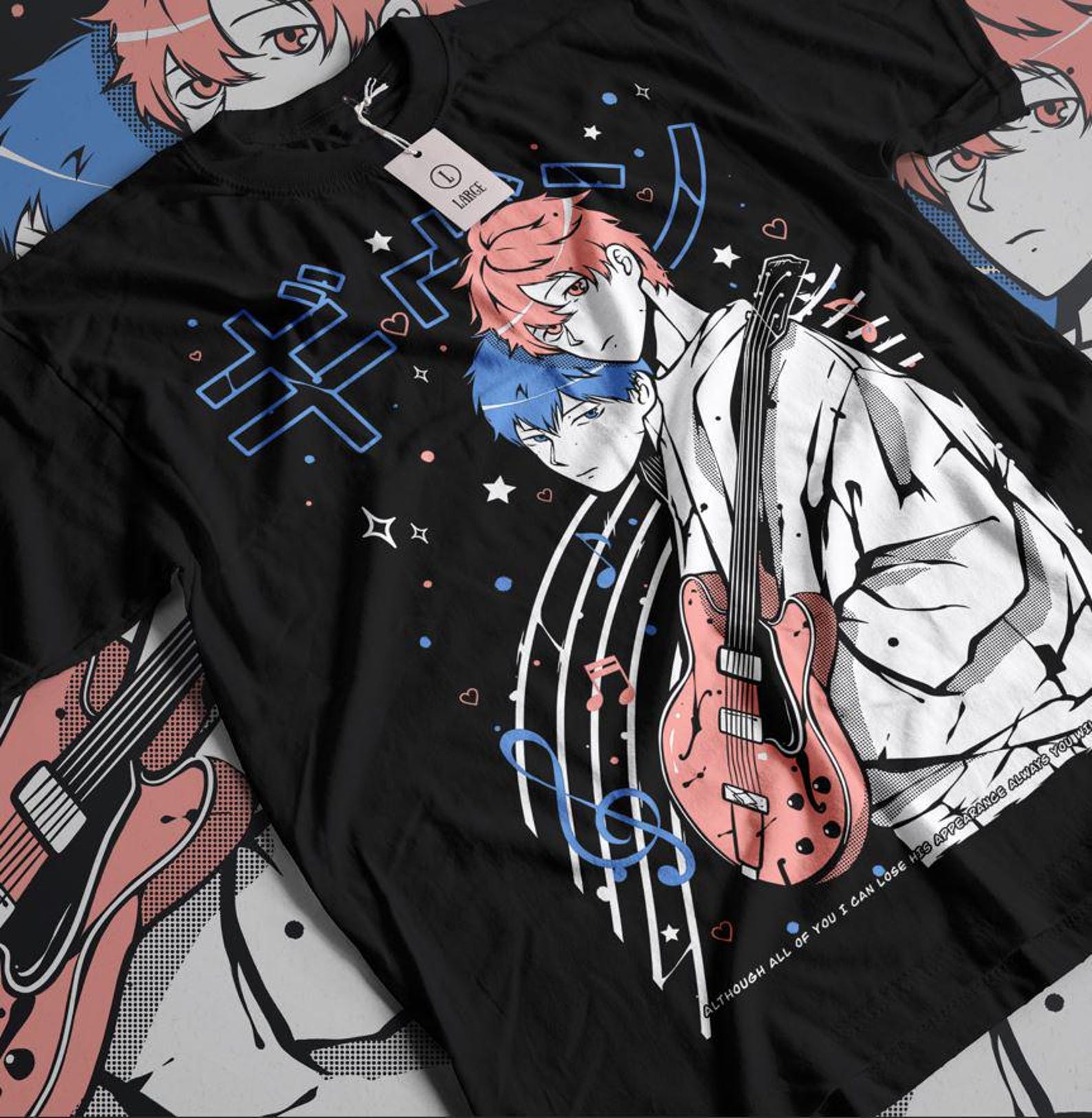 Unisex Given T shirt, Ritsuka Uenoyama shirt, Mafuyu Sato shirt, given anime sweaT shirt, given anime, given gift, anime T shirt, given Shirt 4XL