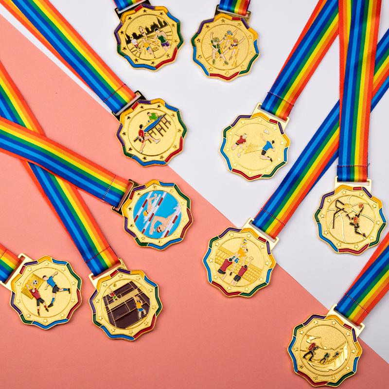 Goldene Basketball Sportfest Gedenkmedaille